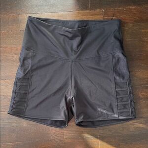 PINK Victoria's Secret Black High-Waist Shorts